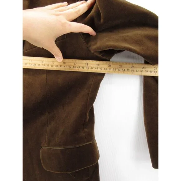 Banana Republic Dark Brown Tuxedo Jacket - Picture 5 of 14